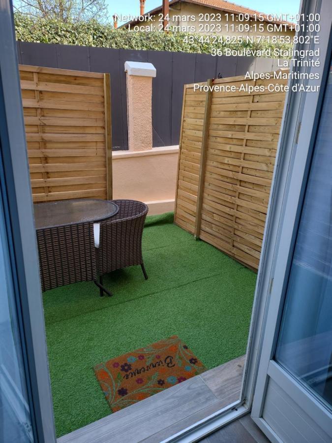Studio 1 A La Trinite Proche De Nice, Monaco Et L'Italie المظهر الخارجي الصورة